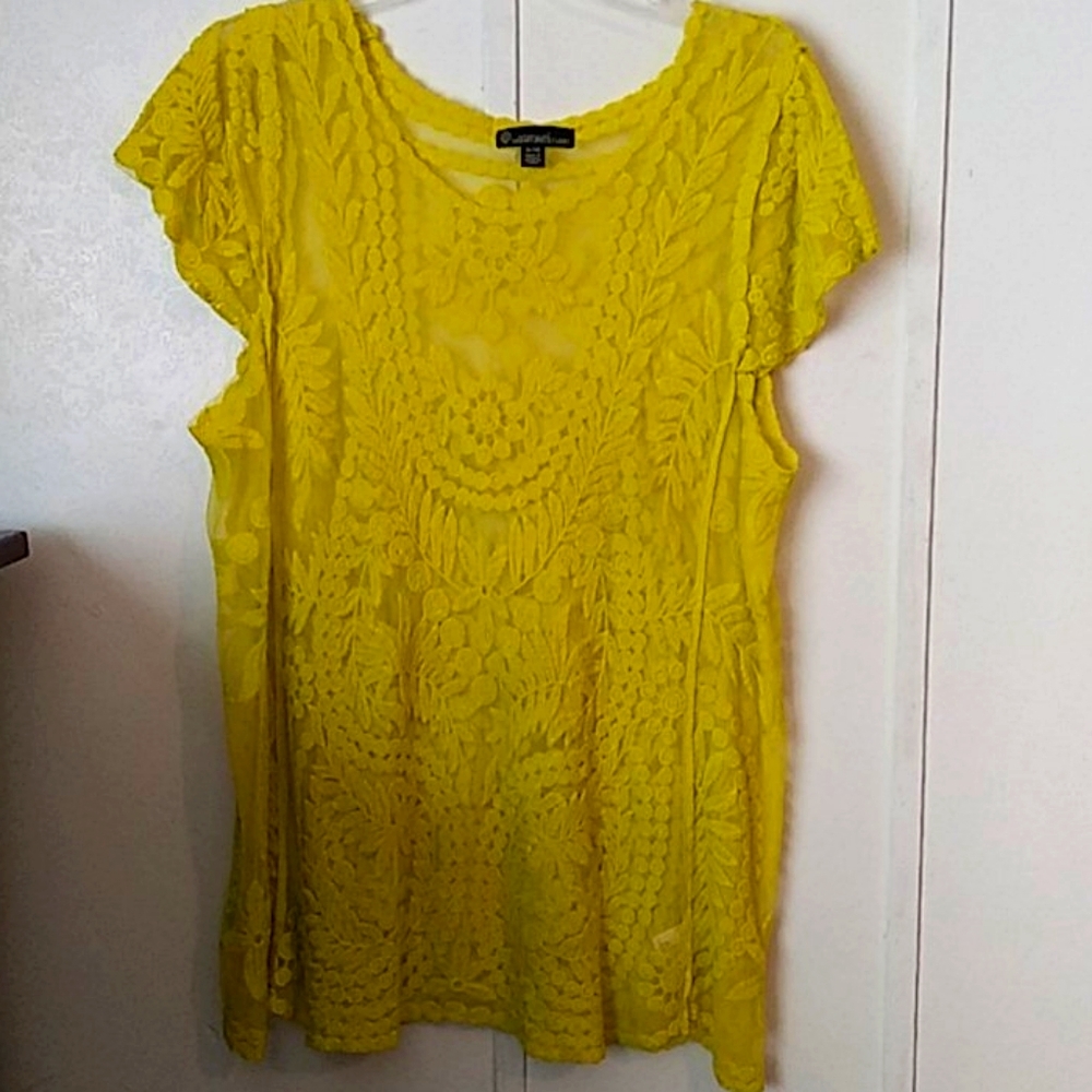 Signature Studio Lace Top XL